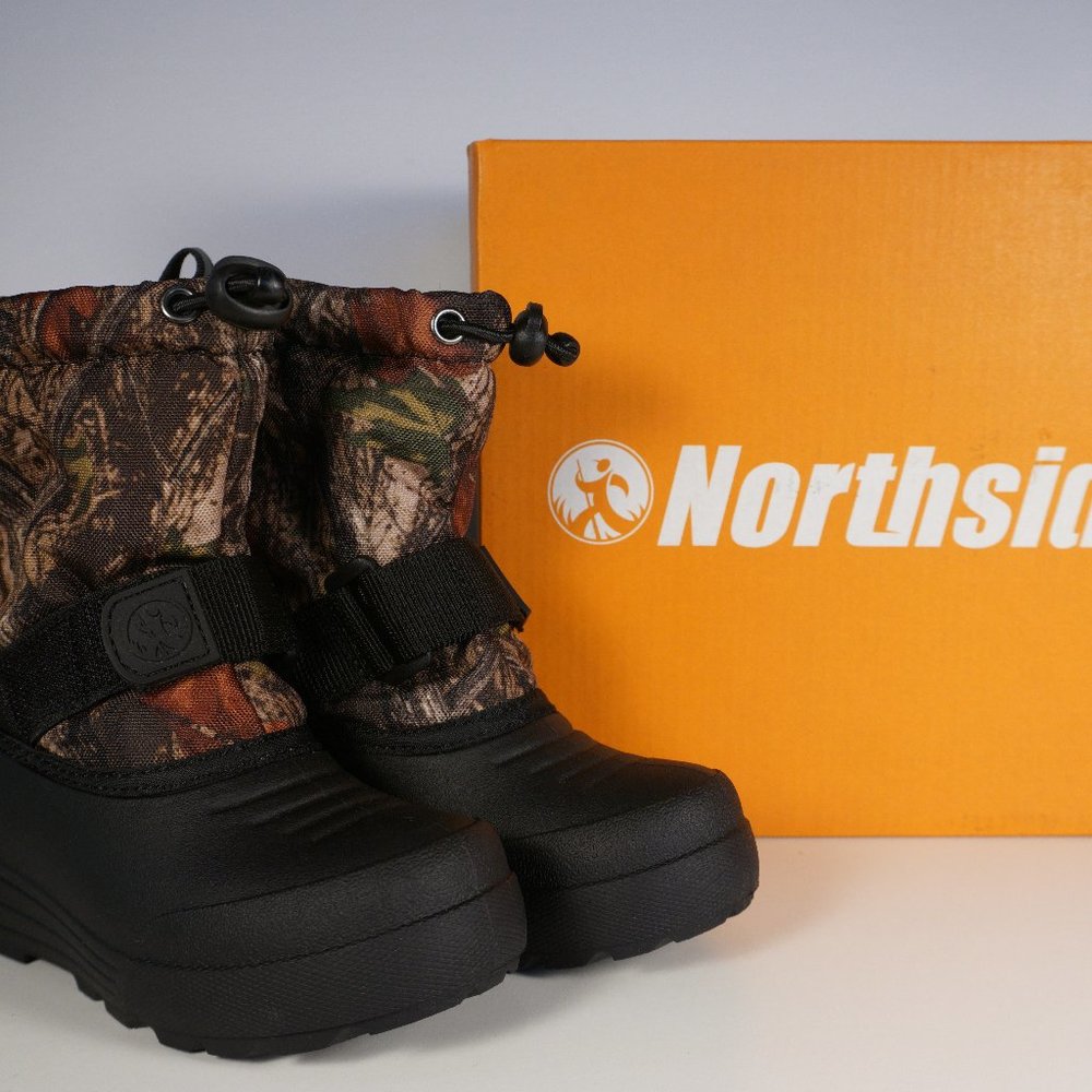New Northside Frosty Polar Boots Toddler Camo Reflective Size 6